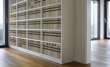 Tradycyjna biblioteka - aranżacja